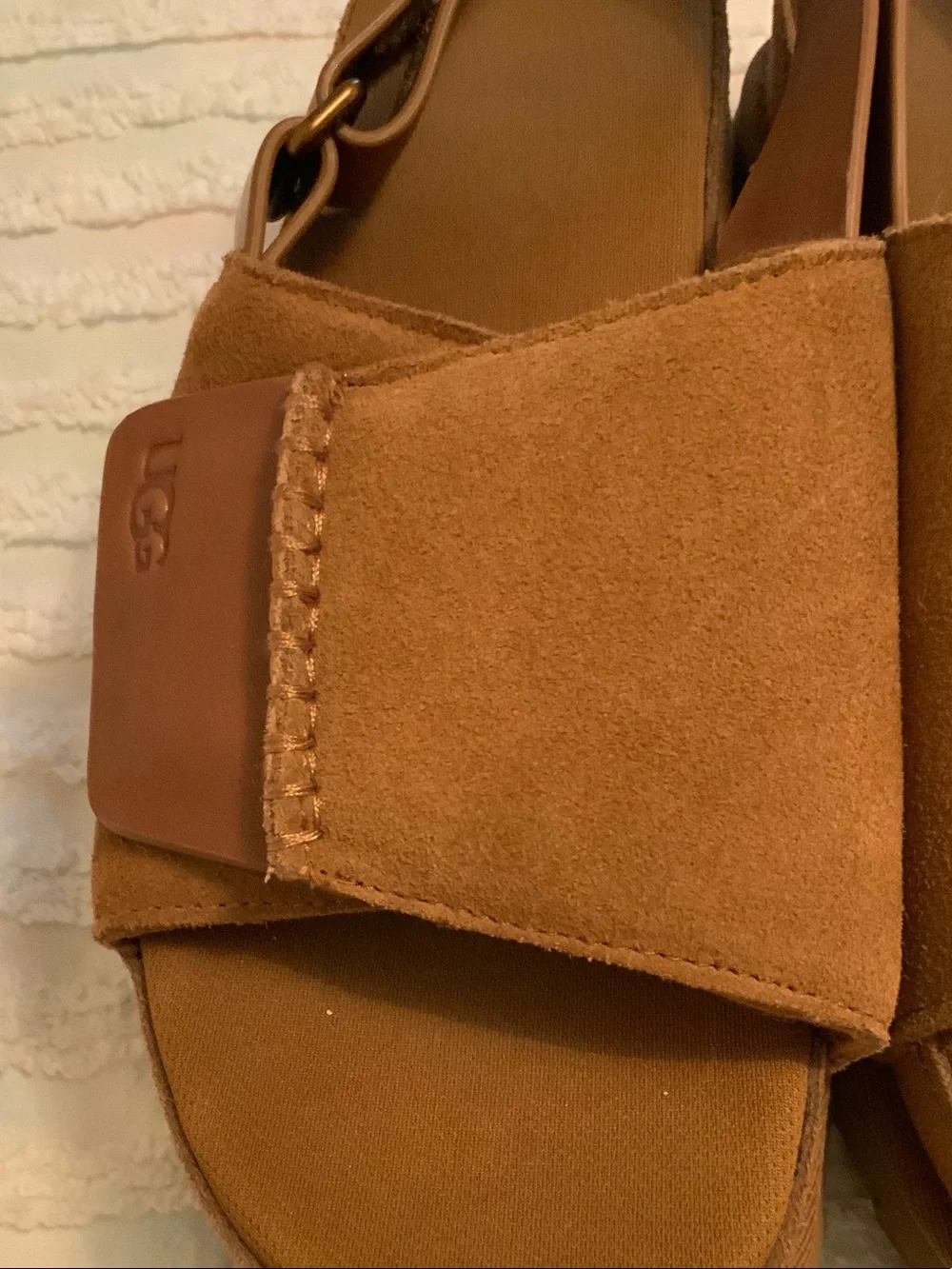 UGG Women’s Chestnut Velcro Slingback Sandals 8.5